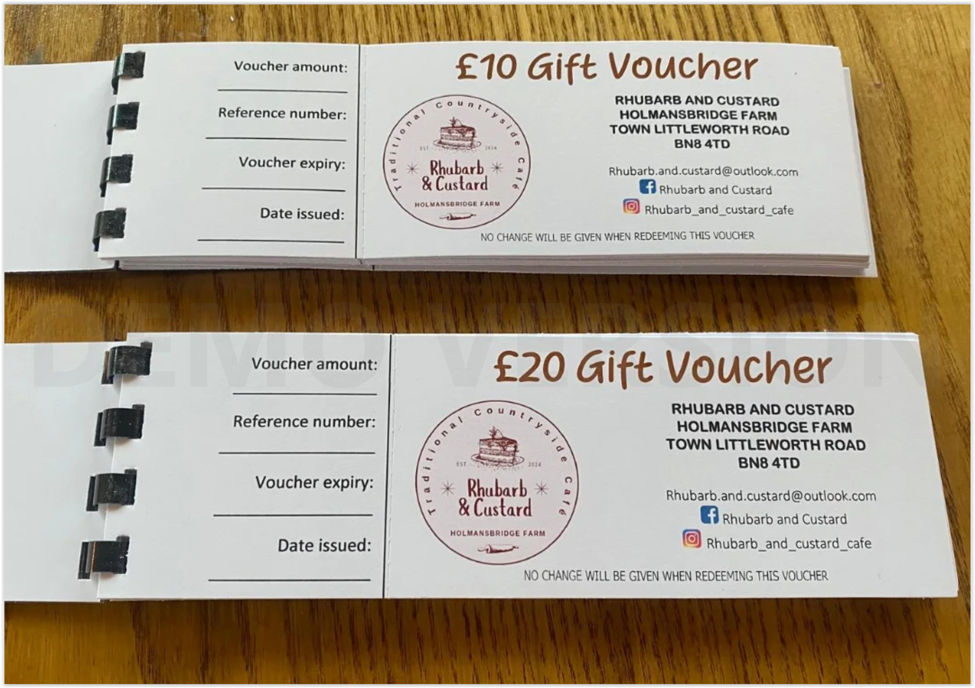 Gift Vouchers